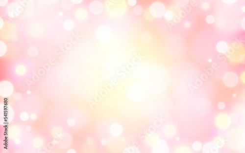 Love of valentine bokeh with soft light abstract background, Vector eps 10 illustration bokeh particles, Background decoration