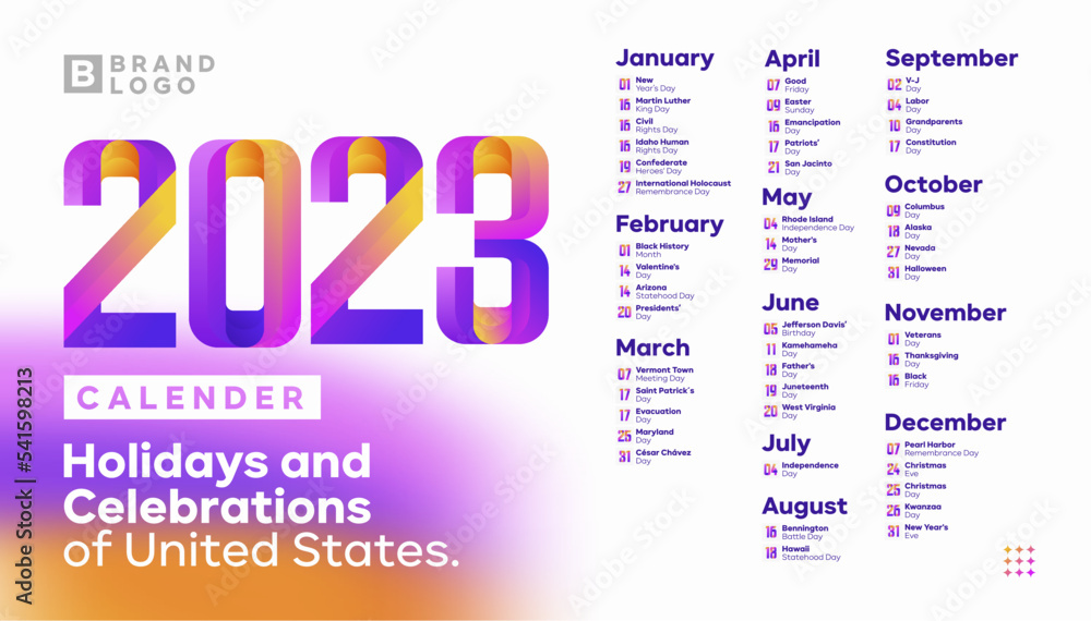 2023 united states calendar of holidays and celebrations 2023 united states calendar of holidays and celebrations