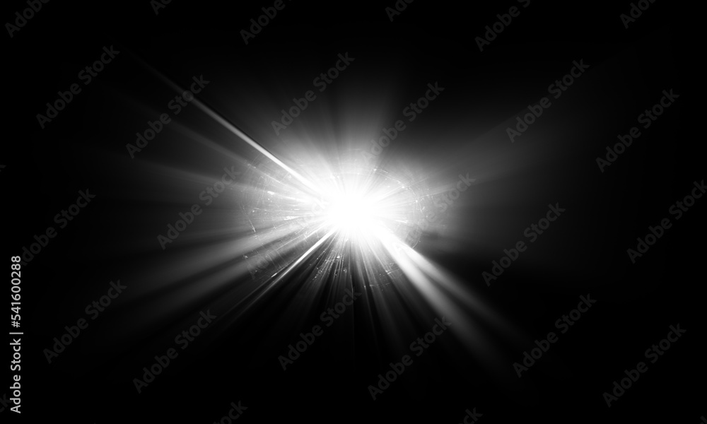 Light flare. Glowing light explodes. Light effect. ray. shining sun  bright flash. Special lens flare light effect.