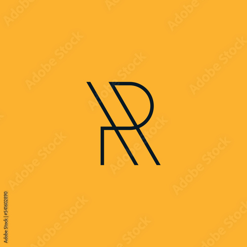 Abstract letter PH, HP, P, H Logo Design Vector Template Element.