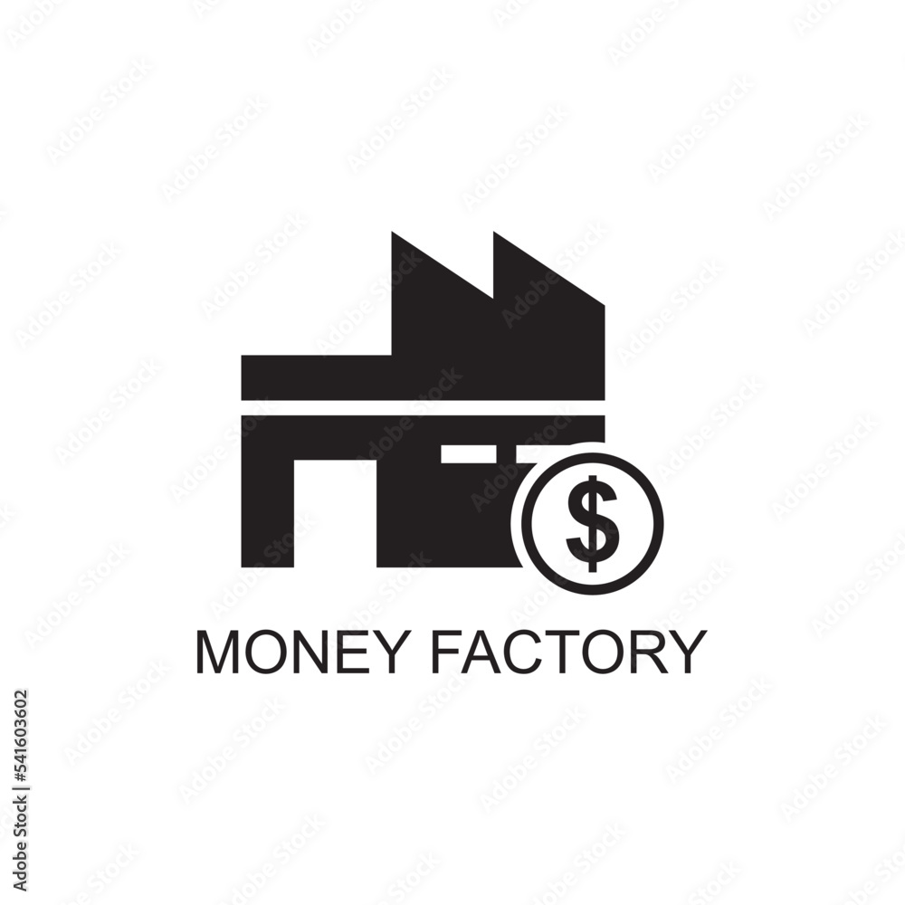 money factory icon , industry icon money factory icon , industry icon