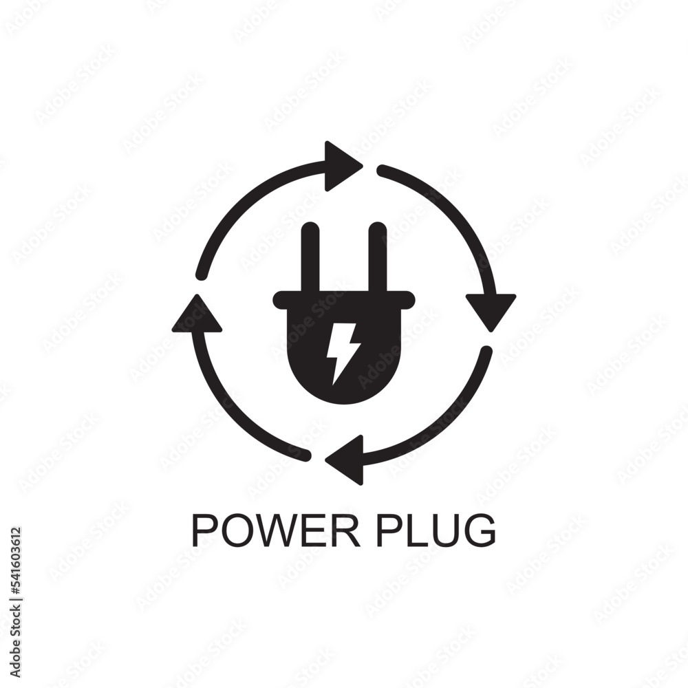 Obraz premium power plug icon , industry icon