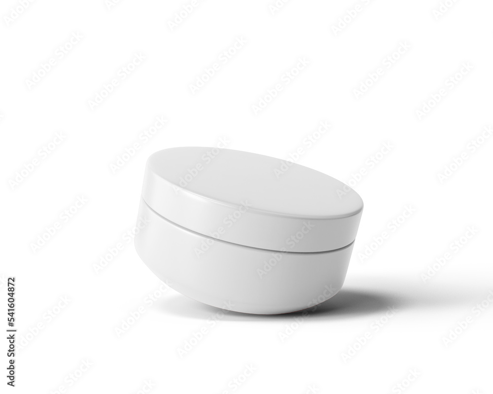 Plastic Cosmetic Cream Jar with transparent background. Plastic Cosmetic Cream Jar with transparent background.