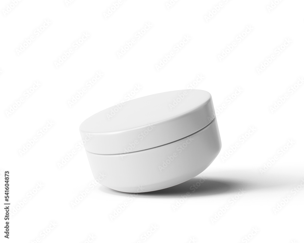 Plastic Cosmetic Cream Jar with transparent background. Plastic Cosmetic Cream Jar with transparent background.