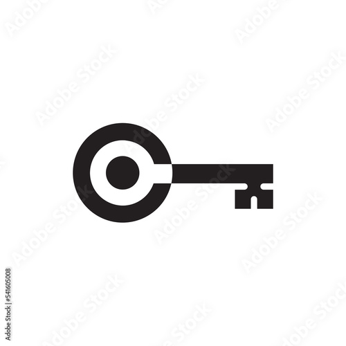 Key Logo Design Template Secure Symbol