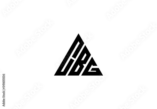 letter CBG logo vector, letter CBG business logo icon company