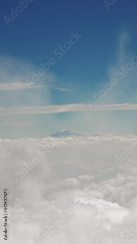 Pico de Orizaba volcano, or Citlaltepetl, is the highest mountain in Mexico photo