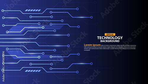 Line Electronic Modern Design Digital