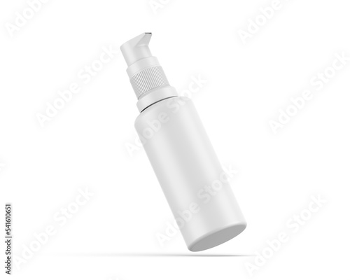 Wallpaper Mural Blank cosmetic container bottle with pump for branding and mock up, 3d render illustration. Torontodigital.ca