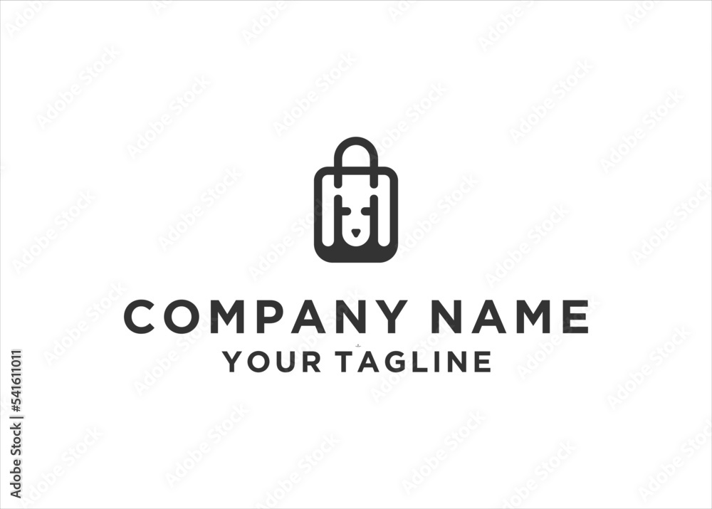 Pet shop logo design template Pet shop logo design template