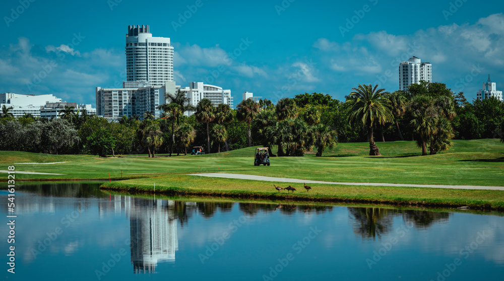 reflections lake golf course Miami Beach  