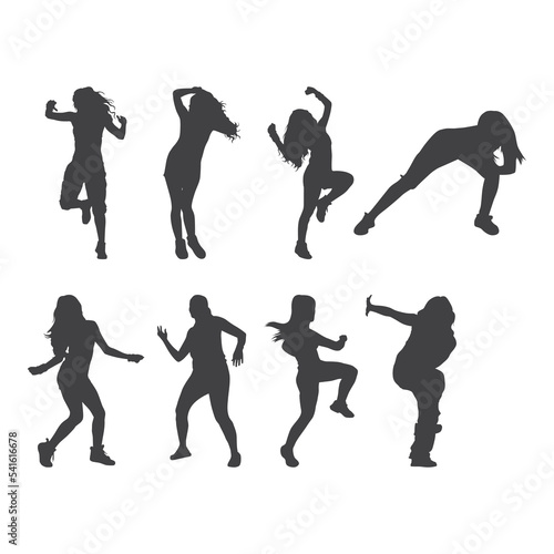 zumba silhouette set