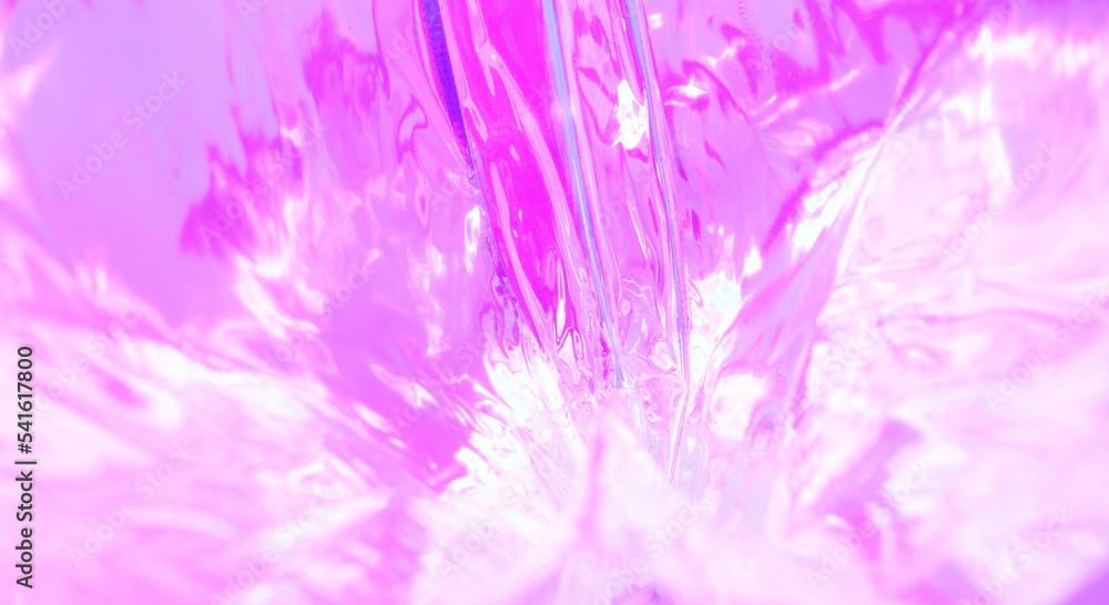 アブストラクト　ピンクの躍動感のあるアート