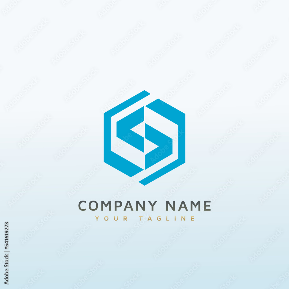 Online payment letter S logo design Online payment letter S logo design