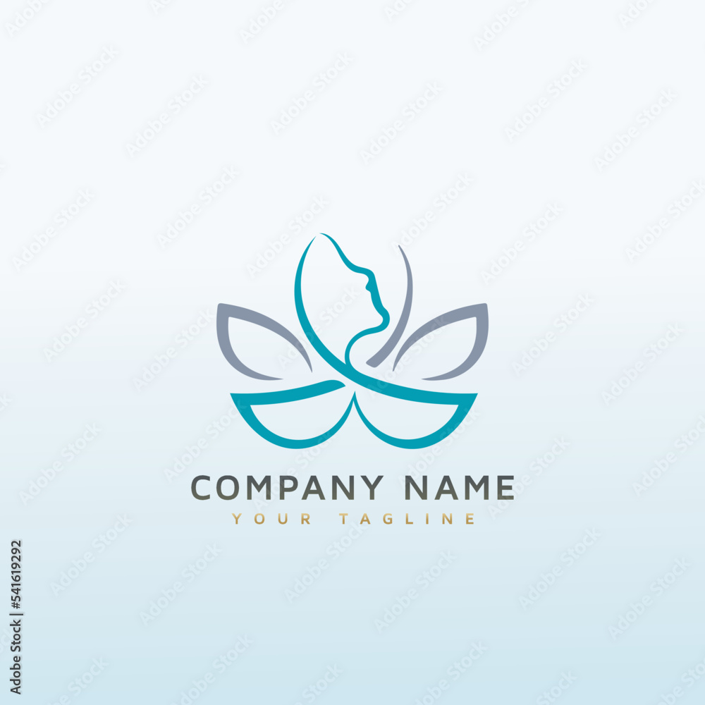 aesthetics vector logo design idea aesthetics vector logo design idea