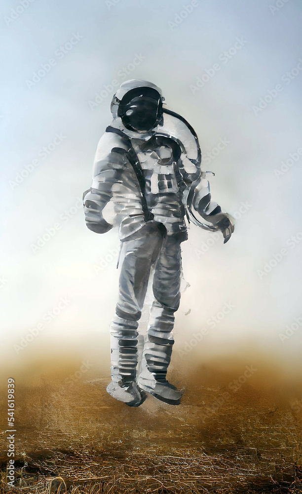 Fototapeta premium astronaut in space