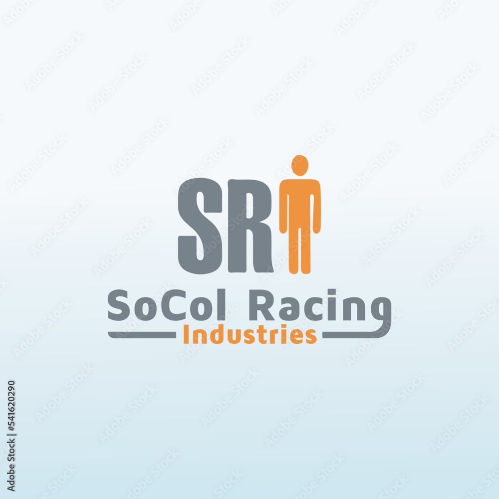 Letter SRI vector logo for social racing company Letter SRI vector logo for social racing company
