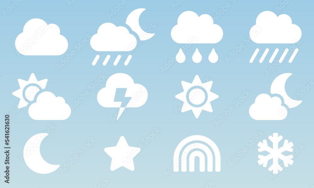 Weather Icons Set Weather Icons Set