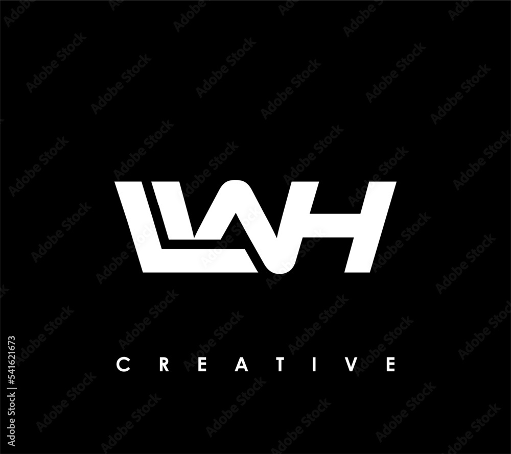 LWH Letter Initial Logo Design Template Vector Illustration