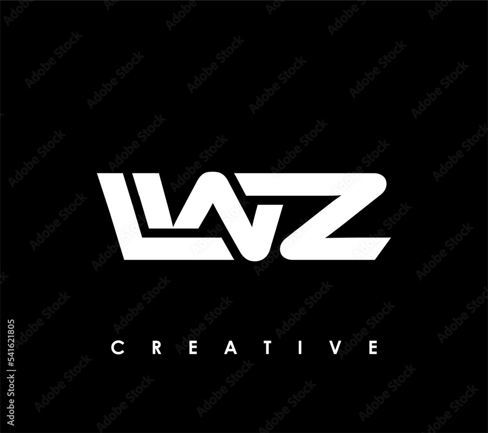 LWZ Letter Initial Logo Design Template Vector Illustration