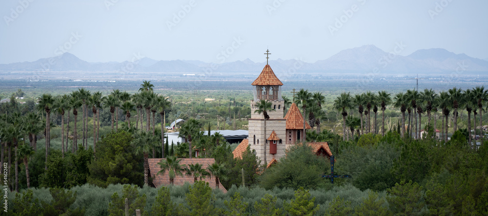 Obraz premium St George's Chappel at St Anthony's Greek Orthodox Monastery 