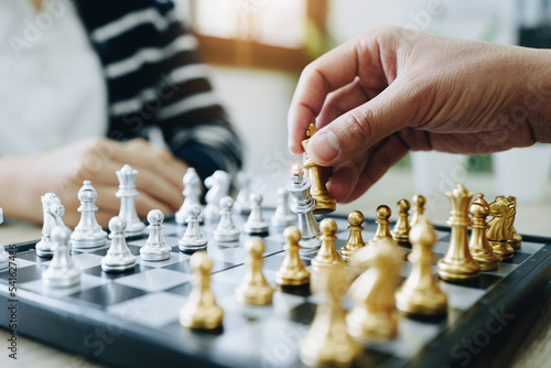 Playing and planning a chess walk, an entrepreneur is planning a business to compete with the competitors in the marketing