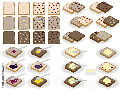 ドイツパンスライス四角P.