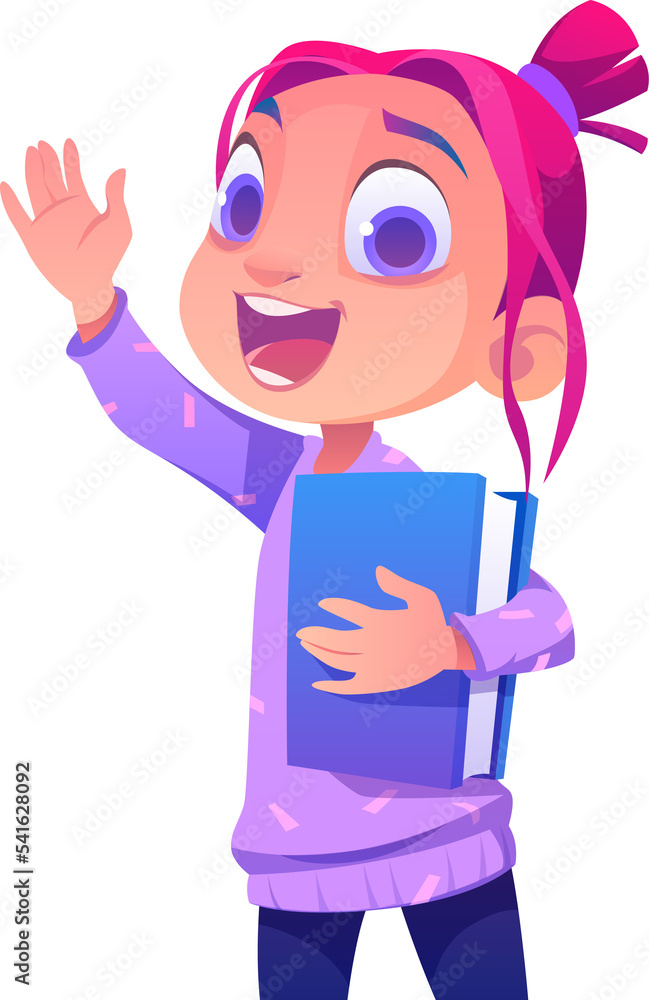 Girl with book Girl with book