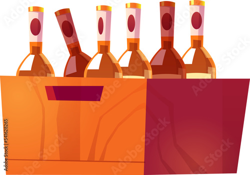 Wallpaper Mural Crate of wine Torontodigital.ca