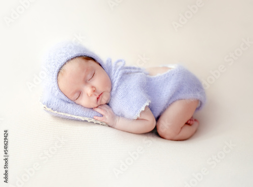 Newborn baby portrait