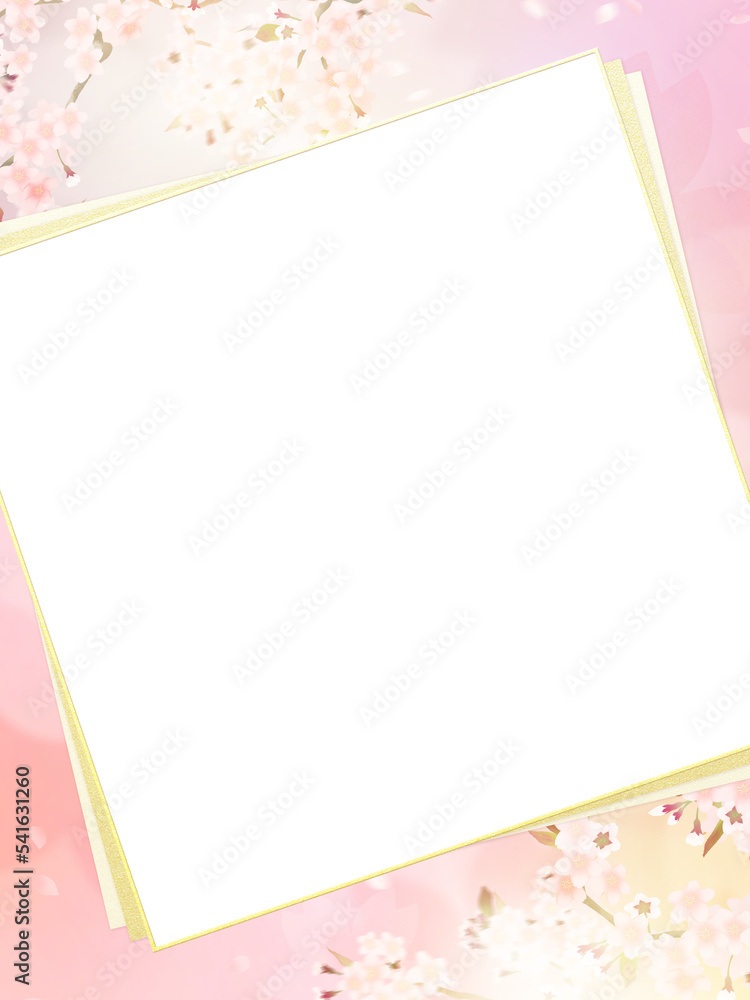 Japanese style background of cherry blossoms Japanese style background of cherry blossoms
