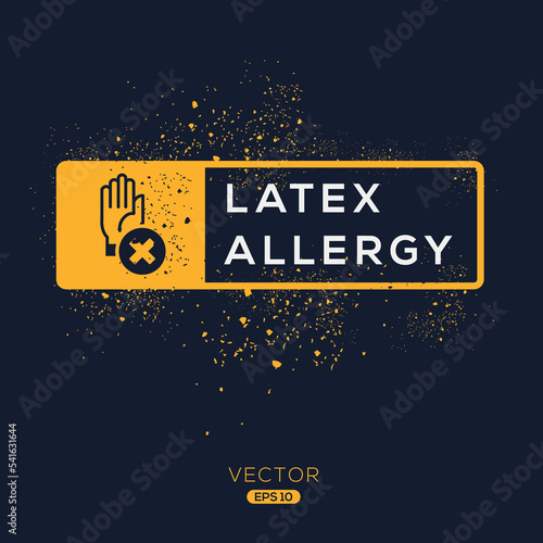 Creative (Latex allergy) Icon, Vector sign.