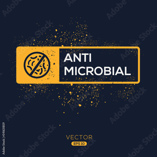 Creative (Antimicrobial) Icon, Vector sign.