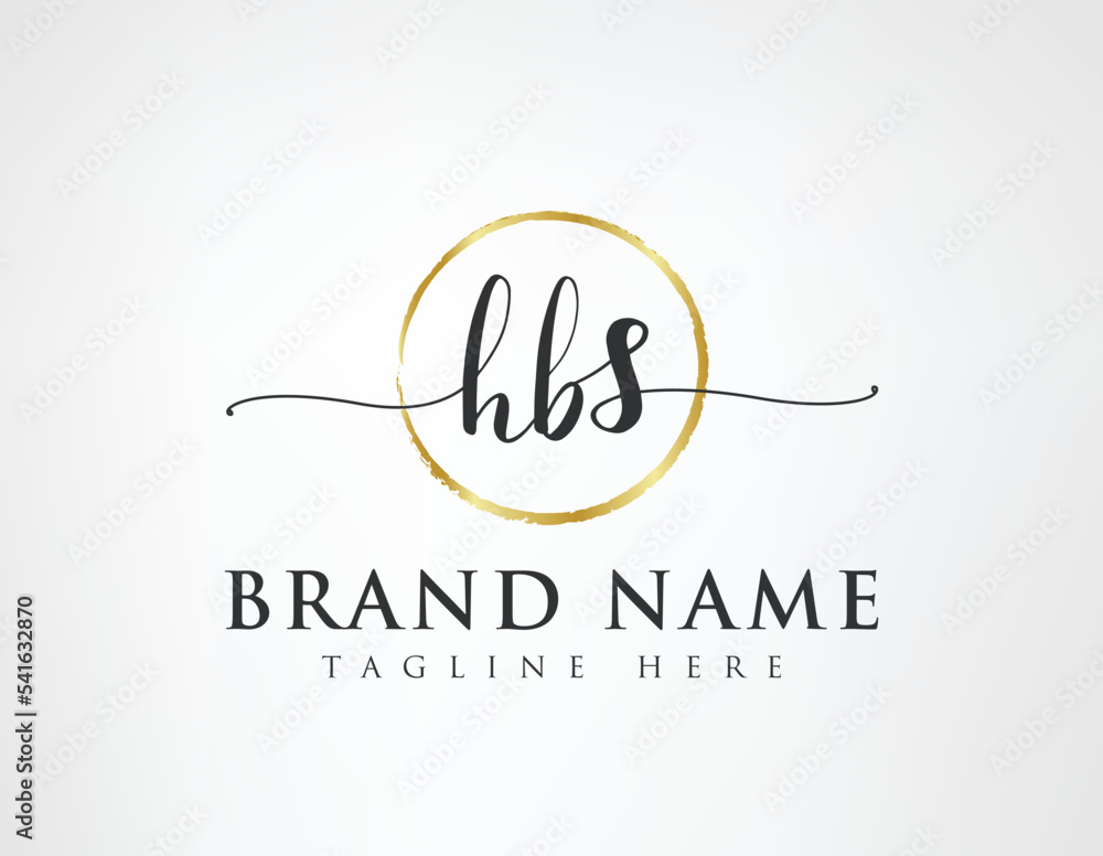 H B S Initial luxury Elegant Logo Template H B S Initial luxury Elegant Logo Template