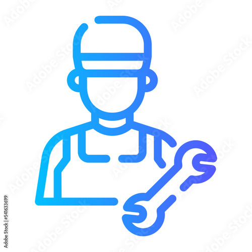 technician gradient icon