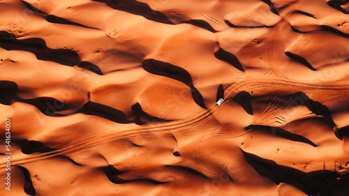 4*4 road in Oman desert. photo