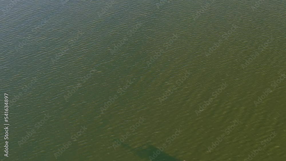 Boat on Lake Independence Minnesota from Drone Boat on Lake Independence Minnesota from Drone
