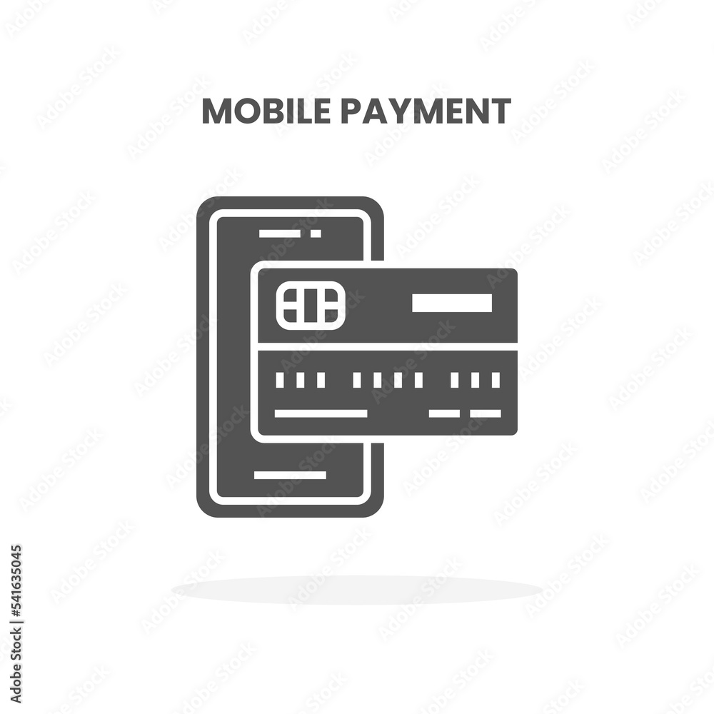 Credit Card Mobile Payment glyph icon. Can used for web, app, digital product, presentation, UI and many more. Credit Card Mobile Payment glyph icon. Can used for web, app, digital product, presentation, UI and many more.