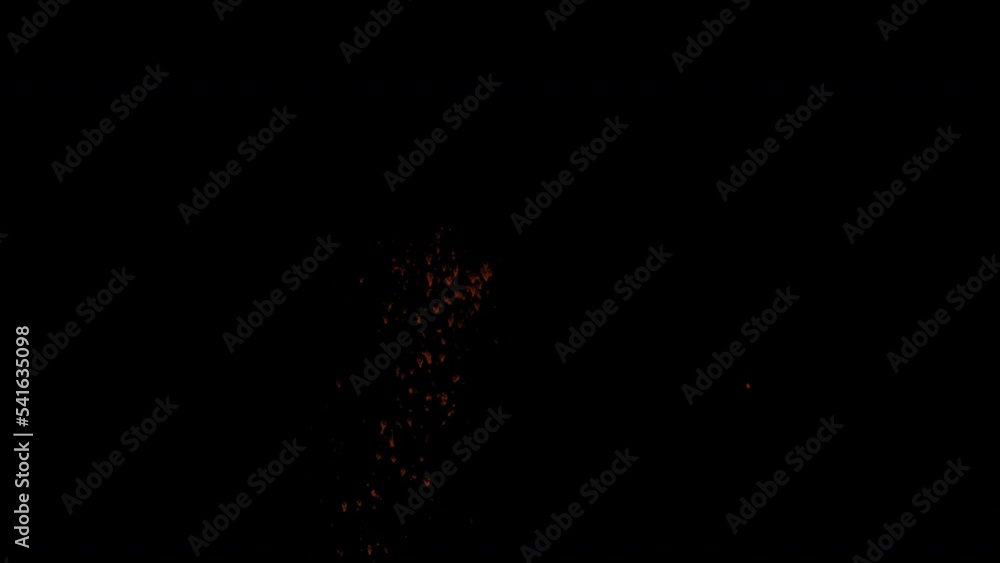 4K blood splatter effect on transparent background.background footage