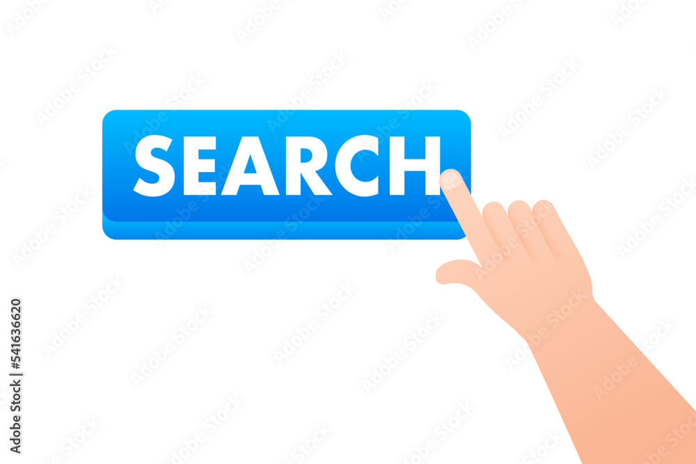 Search button and click, search Bar for browser. Vector stock illustration Search button and click, search Bar for browser. Vector stock illustration
