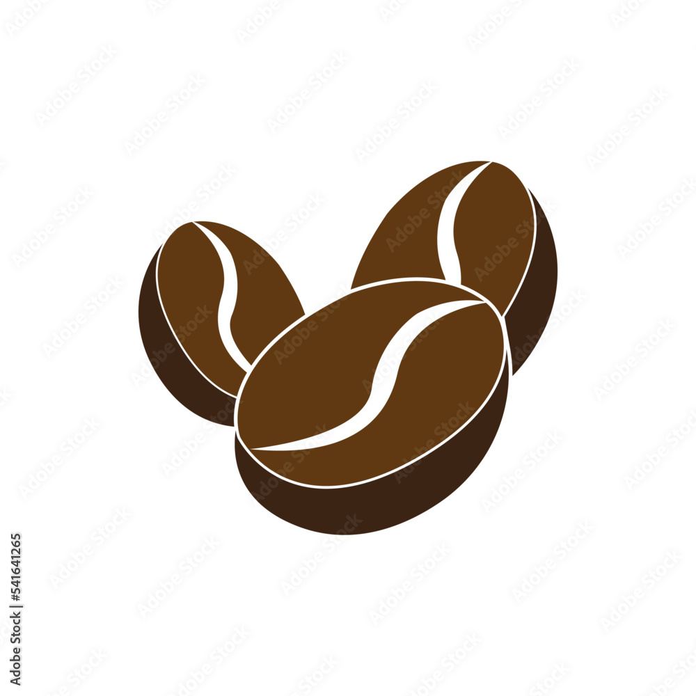 coffee beans icon logo vector design coffee beans icon logo vector design
