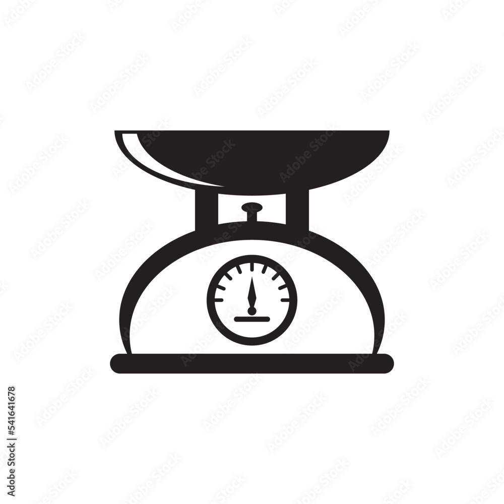weighing vector icon illustration template weighing vector icon illustration template