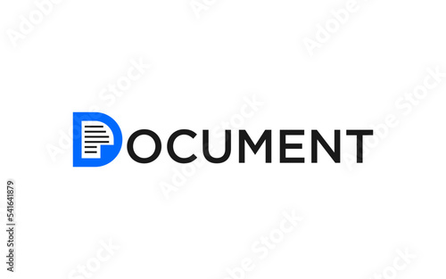 document and file logo design templates