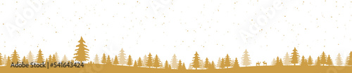 simple christmas background with typical elements
