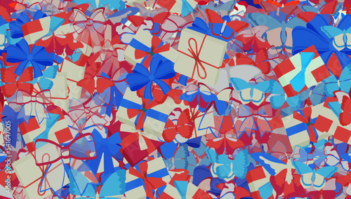 Background pattern abstract seamless design texture. Theme is about surprise, Monarch, new, anniversary, ornate, holiday, many, decoration, wrapped, box, vector, art, nature, offer, wedding