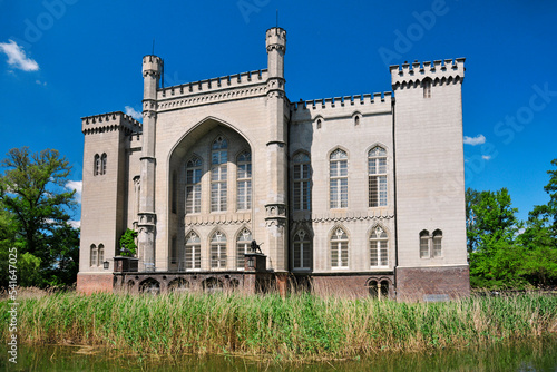 Neogothic Castle of Działynski. Kornik, Greater Poland Voivodeship, Poland.