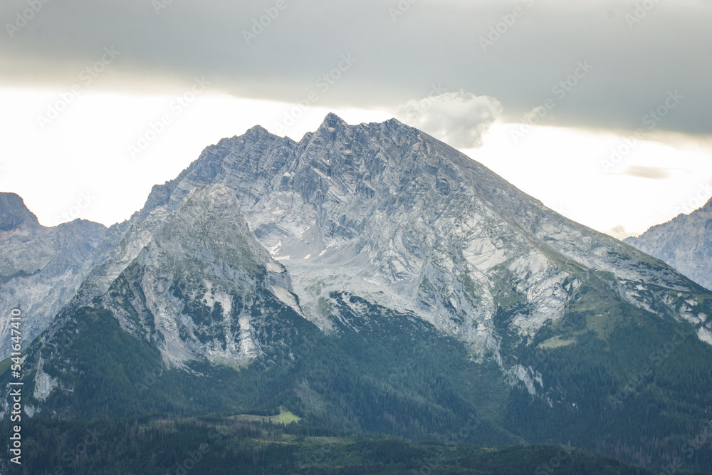 Viewing point at The Eagle's Nest in Germany. View of the German mountains. Viewing point at The Eagle's Nest in Germany. View of the German mountains.