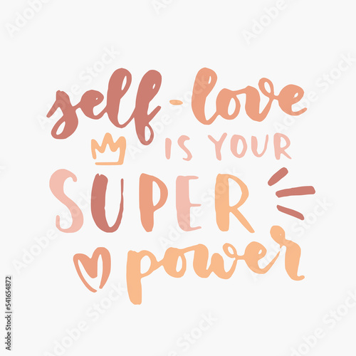 women's rights quote and phrase. Vector lettering about feminism, woman rights, motivational slogan. Women support and empower, care of yourself, self-care poster.