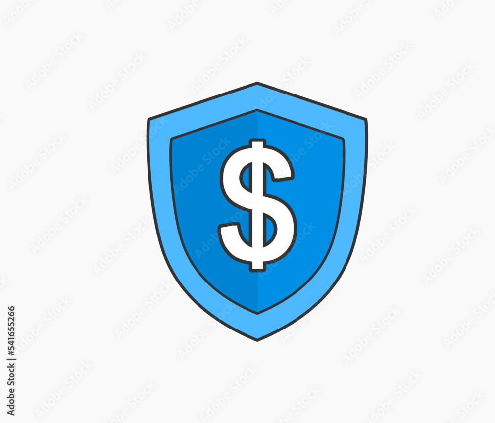 insurance policy finance shield icon insurance policy finance shield icon