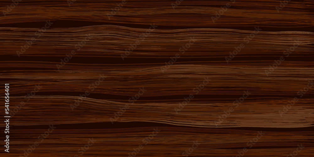 Naklejka premium Dark wood texture background. Old dried horizontal wooden planks. Vector illustration